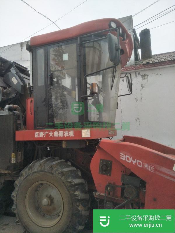 山東出售二手博遠4行玉米收割機