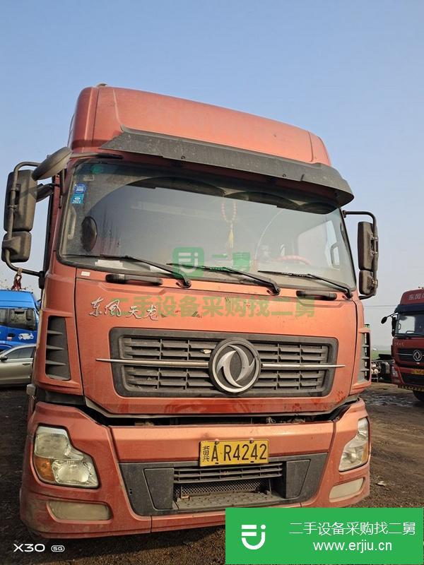 河北出售二手前四后八東風(fēng)天龍貨車，315馬力  全保險12速
