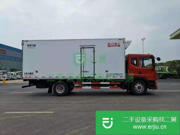 湖北出售二手東風多利卡D9180馬力國五冷藏車