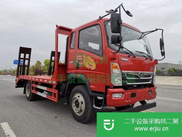 湖北出售二手重汽豪曼黃牌平板運輸車