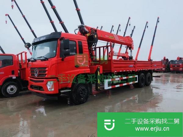 湖北出售二手東風12噸5節(jié)臂隨車吊玉柴240馬力