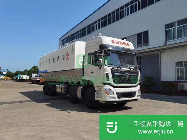 貴州出售二手東風天龍前四后八飼料運輸車