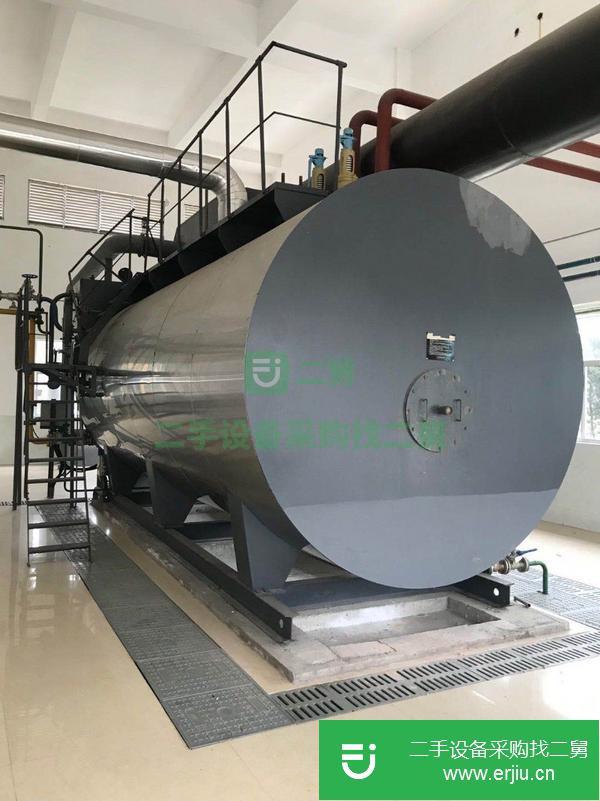 山東出售二手特富15噸低氮燃氣蒸汽鍋爐