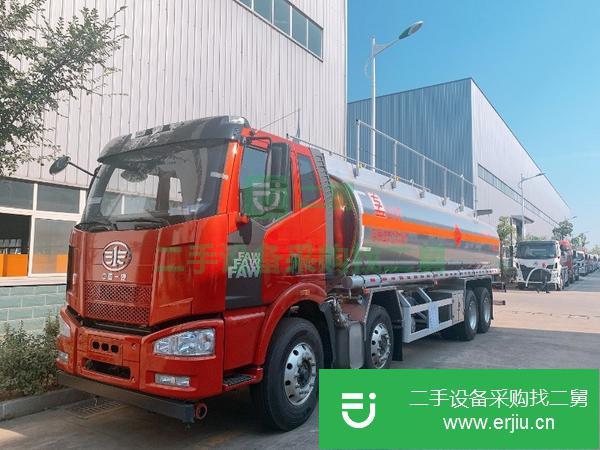 浙江出售二手解放前四后八27方油罐車