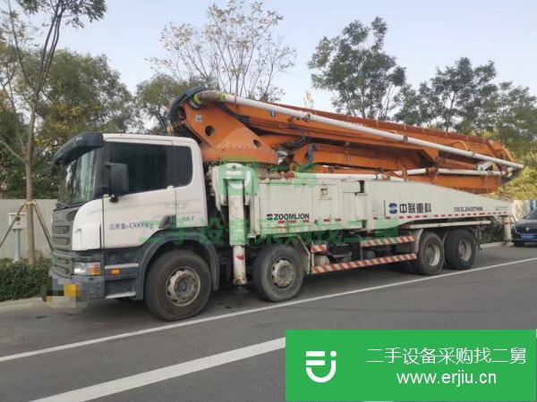 北京出售二手堪尼亞56米叉腿四橋六節臂泵車