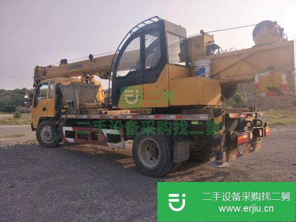天津出售二手柳工八噸四節臂吊車