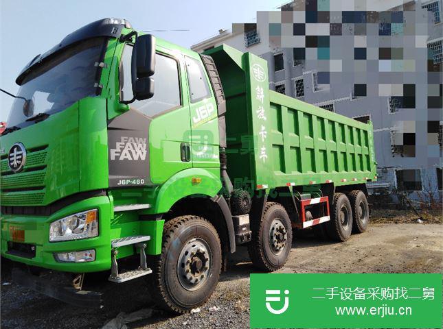 福建出售二手一汽解放J6P460馬力前四后八自卸車