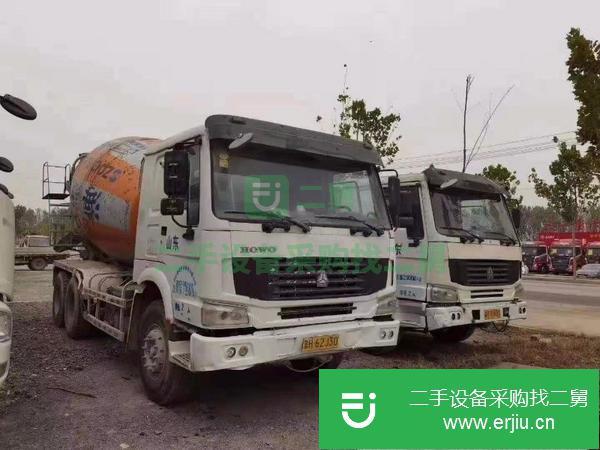 江蘇出售二手14年國四豪沃攪拌車大12方