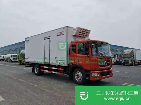 湖北出售二手東風多利卡D9180馬力國五冷藏車