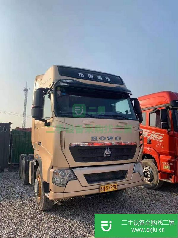 山東出售二手豪沃牽引車車況精品板正可提檔支持分期付款