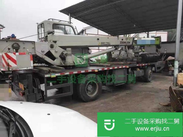 貴州出售二手中聯(lián)12噸國五吊車車況精品無事故