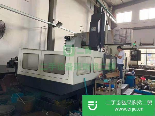 浙江出售二手數控龍門加工中心3016兩線一硬2016年出廠