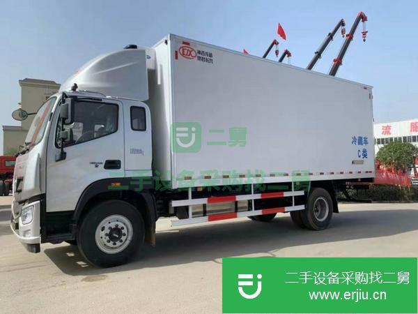 山東出售二手210馬力福田6.8米冷藏車