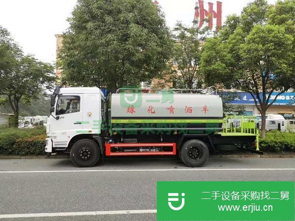 山西出售二手東風(fēng)12噸灑水車3950軸距玉柴165馬力