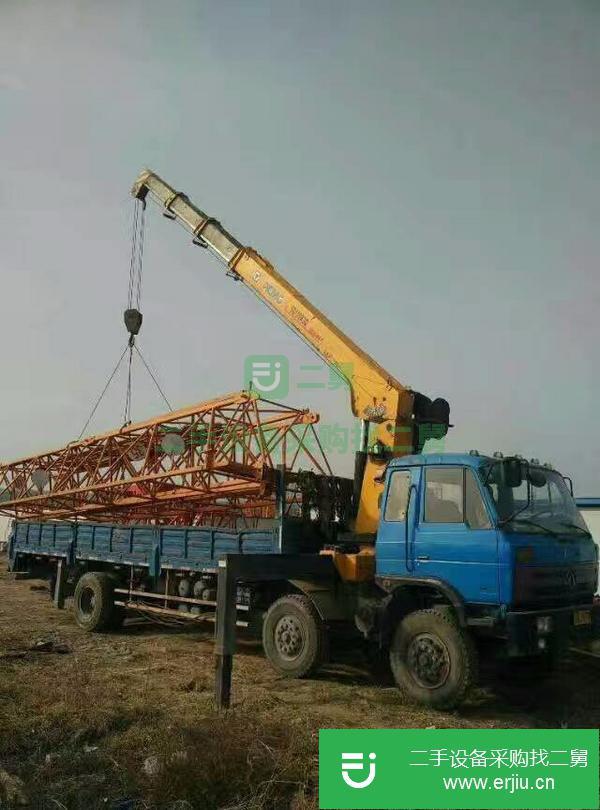 河南出售二手東風小三軸10噸隨車吊手續齊全