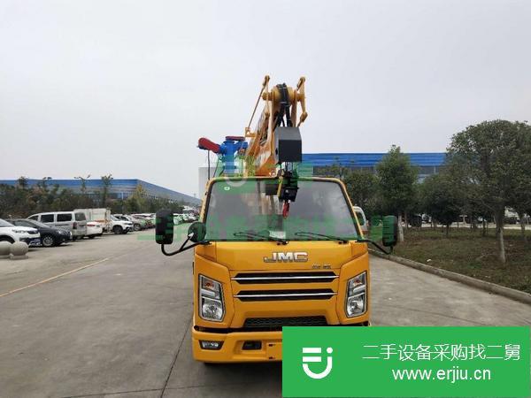 河南出售二手13米藍牌折臂高空作業車