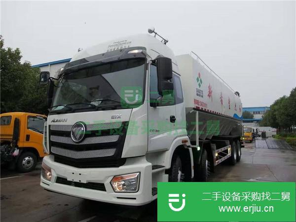安徽出售二手福田歐曼42方飼料運輸車