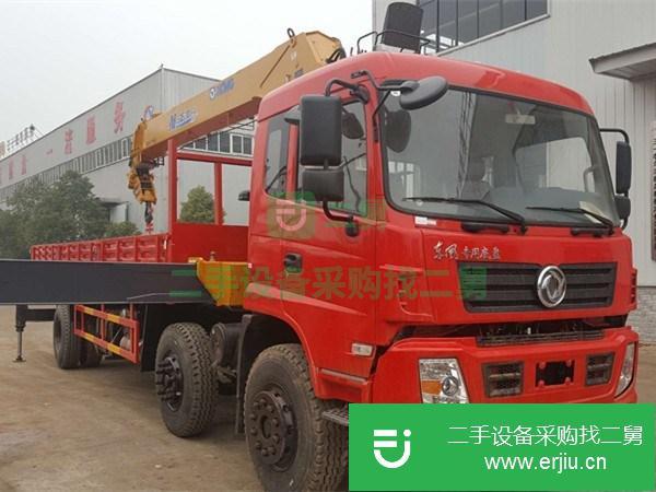 河南出售二手東風專底小三軸隨車吊
