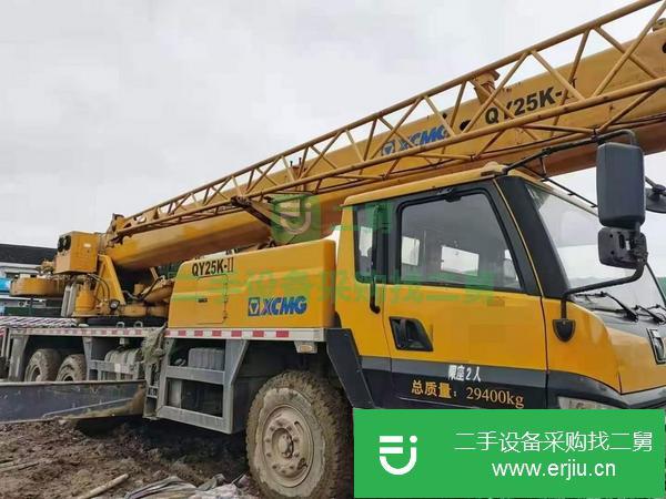 浙江出售二手16年7月徐工25k-2汽車吊，手續(xù)齊全，浙江戶