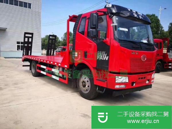 貴州出售二手平板運輸車全國分期玉柴160馬力國V發動機陜齒法士特8檔高低速變速箱
