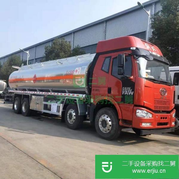 江蘇出售二手解放前四后八油罐車