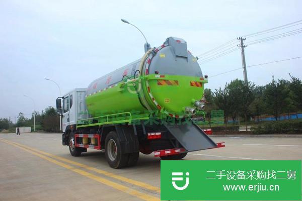 重慶出售二手東風多利卡6方高壓清洗吸污車