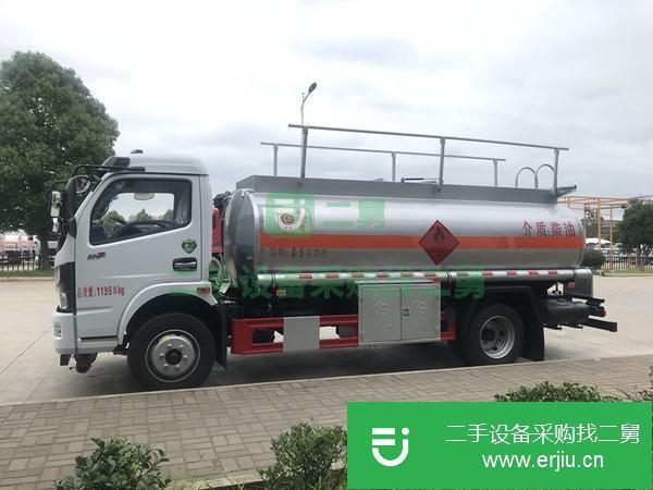 山西出售二手國六8噸油罐車手續齊全