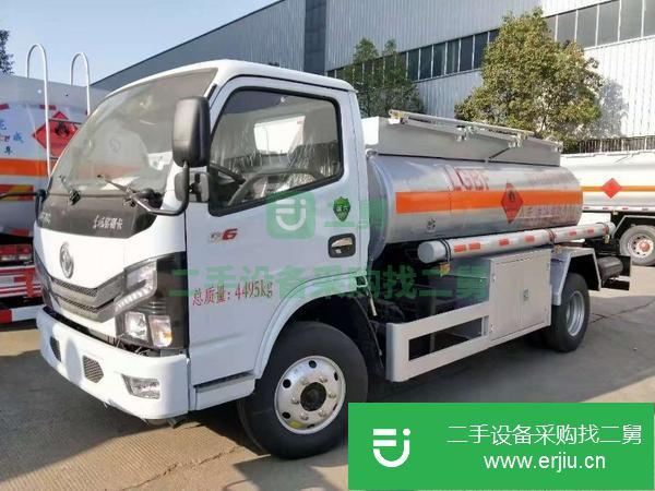 江蘇出售二手國六2噸油罐車朝柴130馬力發動機