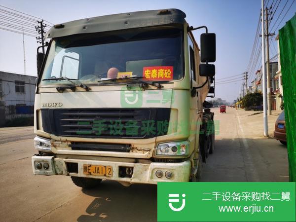 河南出售二手豪沃大12方攪拌車