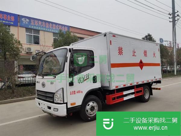 廣東出售二手國六躍進小福星危險品廂式運輸車