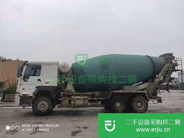 甘肅出售二手豪沃大14方攪拌車(chē)國(guó)五排放