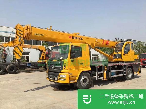 山東出售二手徐工16噸5節臂吊車