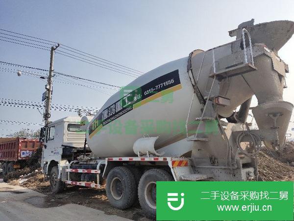 甘肅出售二手17年德龍國五攪拌車大14方