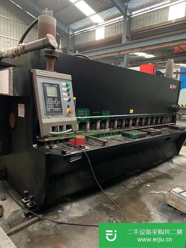 江蘇出售二手金方圓13x4米數(shù)控閘式剪板機