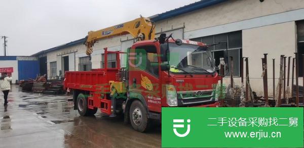 福建出售二手重汽王牌藍牌隨車吊