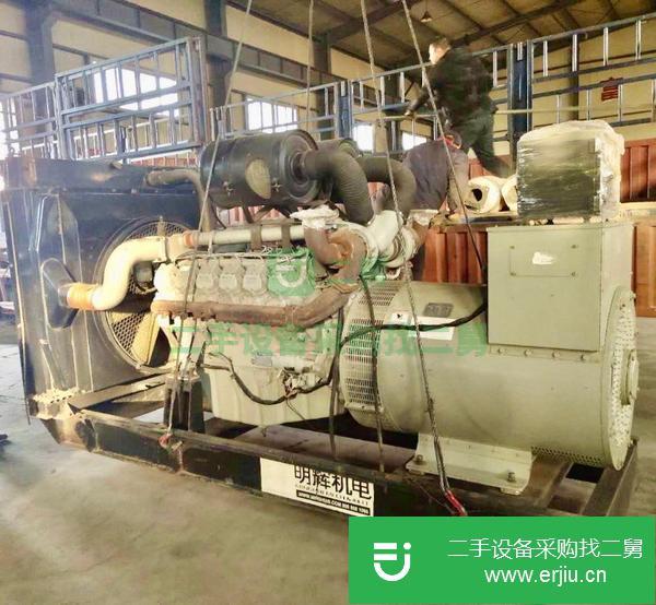 內蒙古出售二手大宇600千瓦柴油發電機組