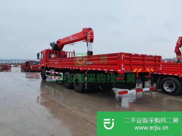 湖北出售二手東風12噸5節(jié)臂隨車吊玉柴240馬力