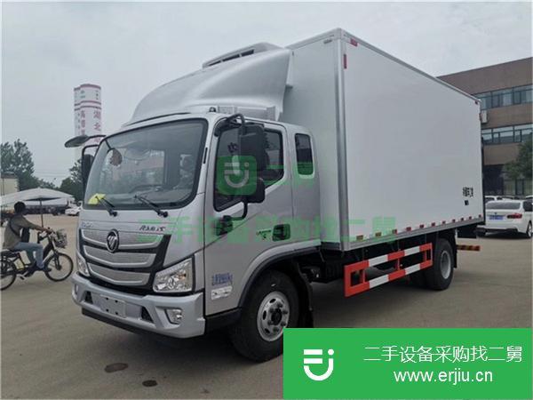 陜西出售二手福田歐馬可藍牌4.2米冷藏車