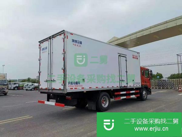 湖北出售二手東風多利卡D9180馬力國五冷藏車