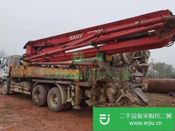 湖南出售二手三一37米大排量泵車手續(xù)齊全