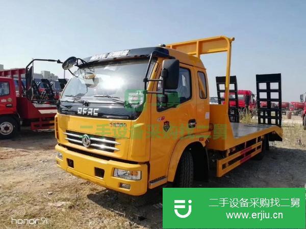 貴州出售二手平板運輸車全國分期玉柴160馬力國V發動機陜齒法士特8檔高低速變速箱