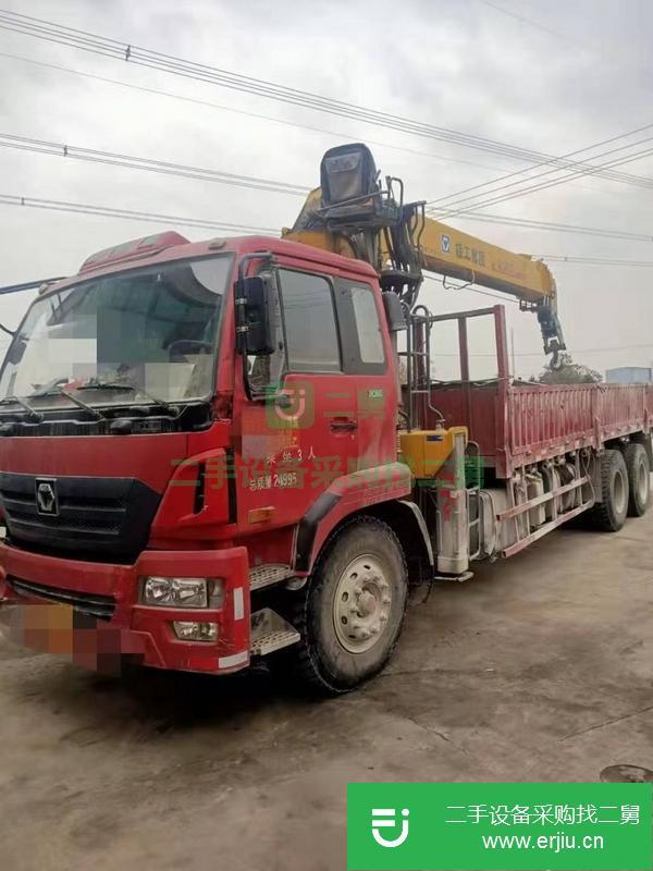 福建出售二手17年徐工12噸加長臂14.4米隨車吊