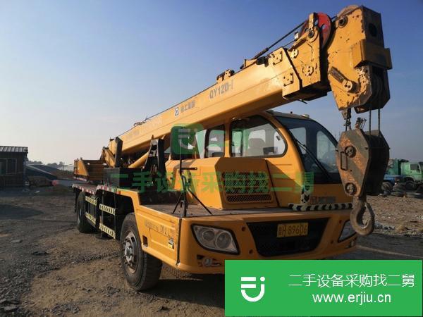 山東出售二手吊車徐工12噸精品車況手續齊全包過戶
