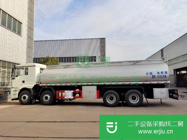 湖北出售二手國六20方普貨洗井液運輸車