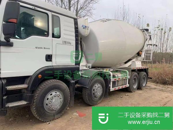 北京出售二手汕德卡輕量化14方攪拌車