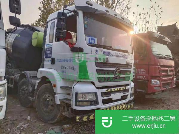 湖北出售二手16年德龍輕量化大10方攪拌車