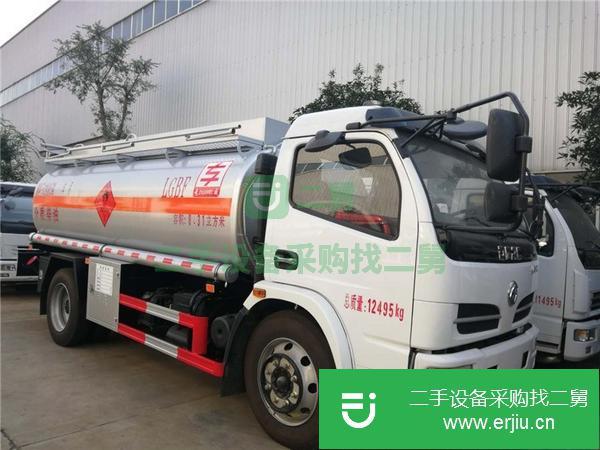 山西出售二手國五8噸油罐車玉柴150馬力6檔變速箱