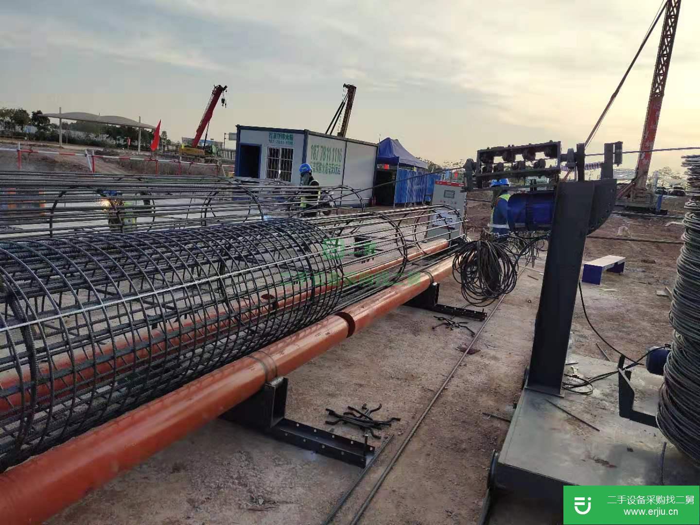 山東出售二手久科JKR-3000數(shù)控鋼筋籠繞筋機
