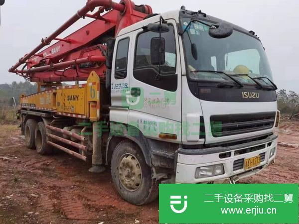 湖南出售二手三一37米大排量泵車手續(xù)齊全