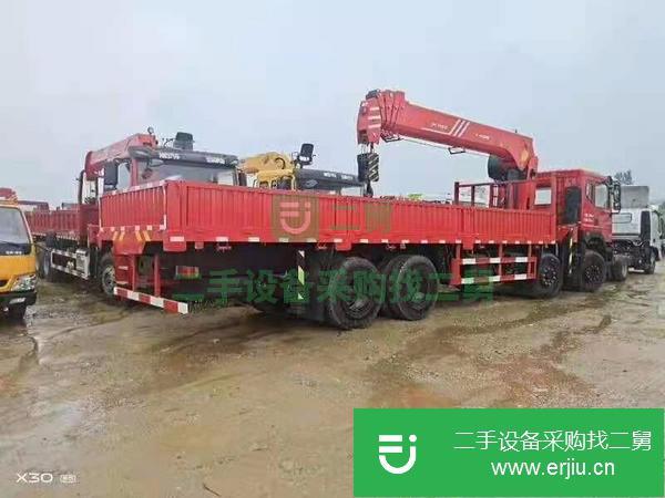 山西出售二手東風T5前四后八隨車吊